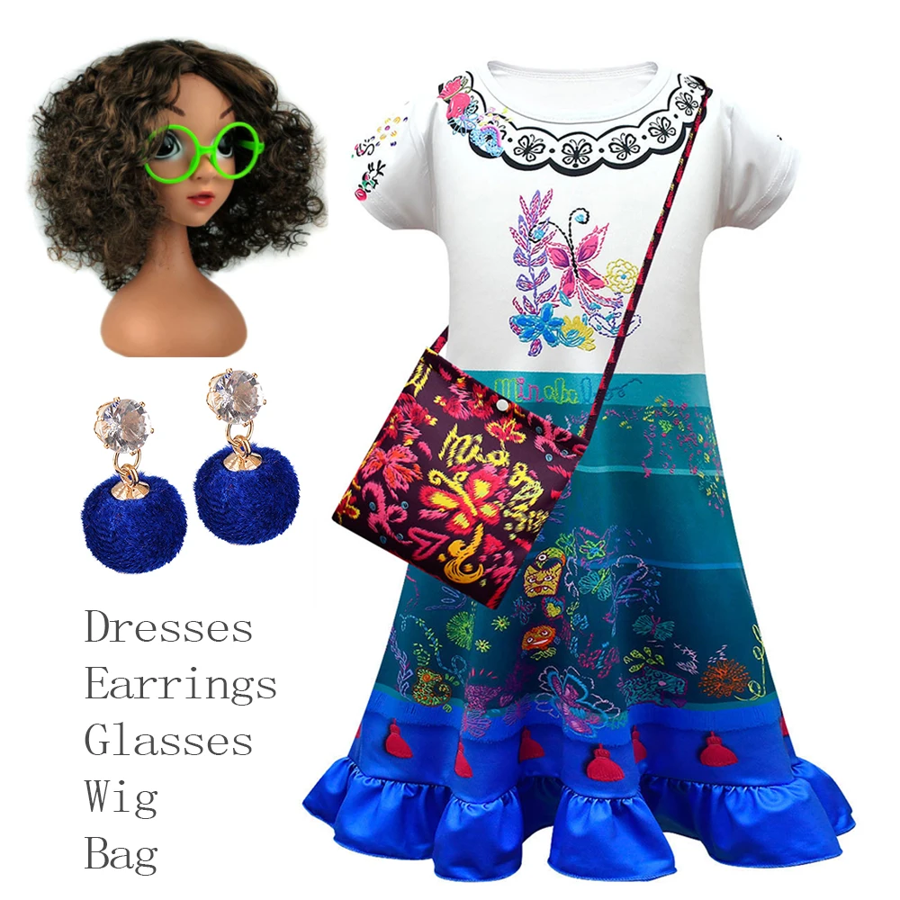 Детское платье для косплея белое снежное принцессы на выпускной |