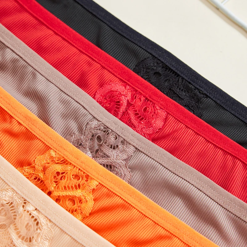 5 шт. женские трусики с завышенной талией 1x L-4XL