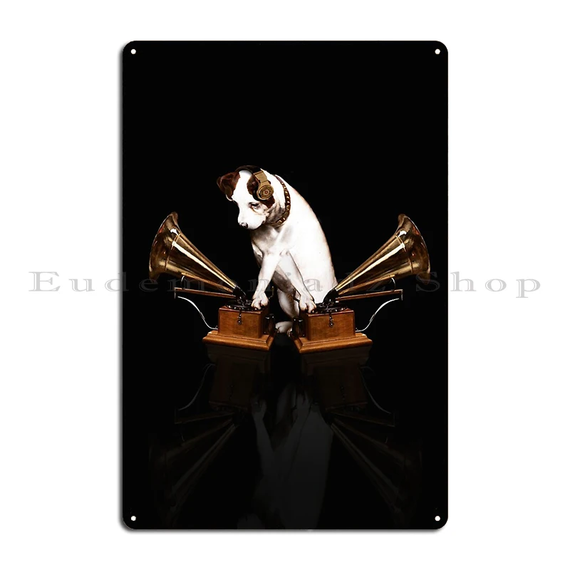 

Металлическая вывеска RCA VICTOR HIS MASTERS VOICE