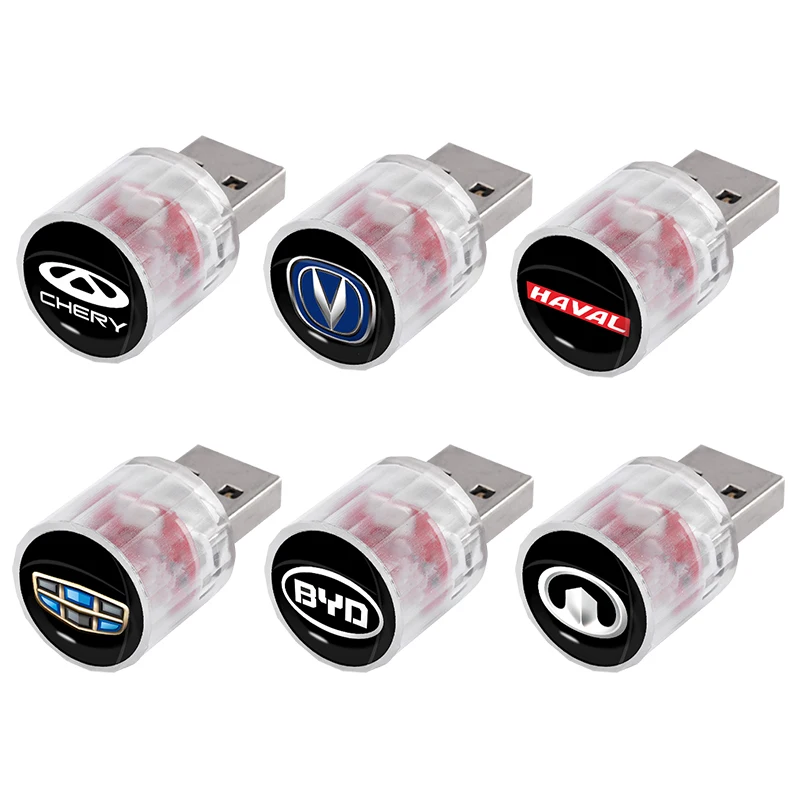 Миниатюрная красочная USB-подсветка салона для Volkswagen Polo Gol R Golf 4 5 6 7 B7 B6 T5 T4 Mk5, аксессуар.