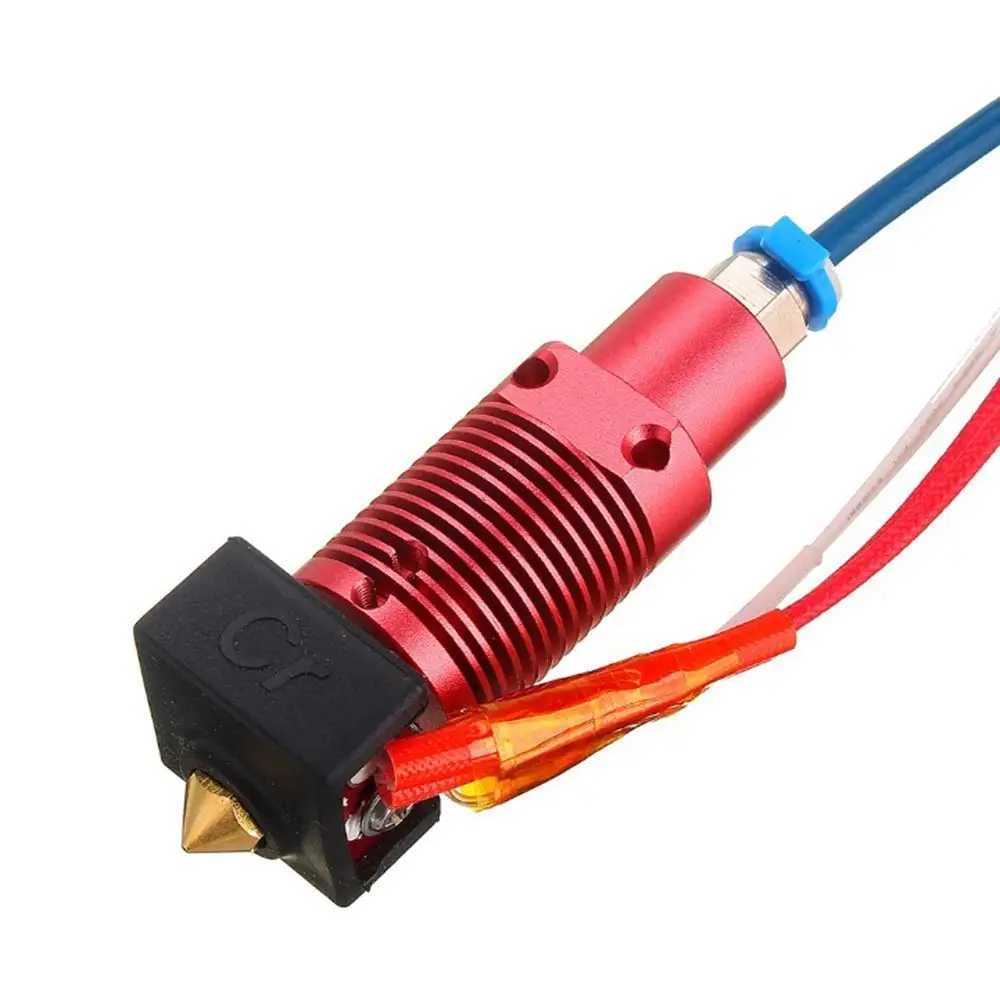 Фото Комплект Creality CR-10S pro hotend с алюминиевым нагревательным блоком, сопло 0,4 мм, черная силиконовая втулка CR, подходит для нити 1,75 мм для CR-10 №4