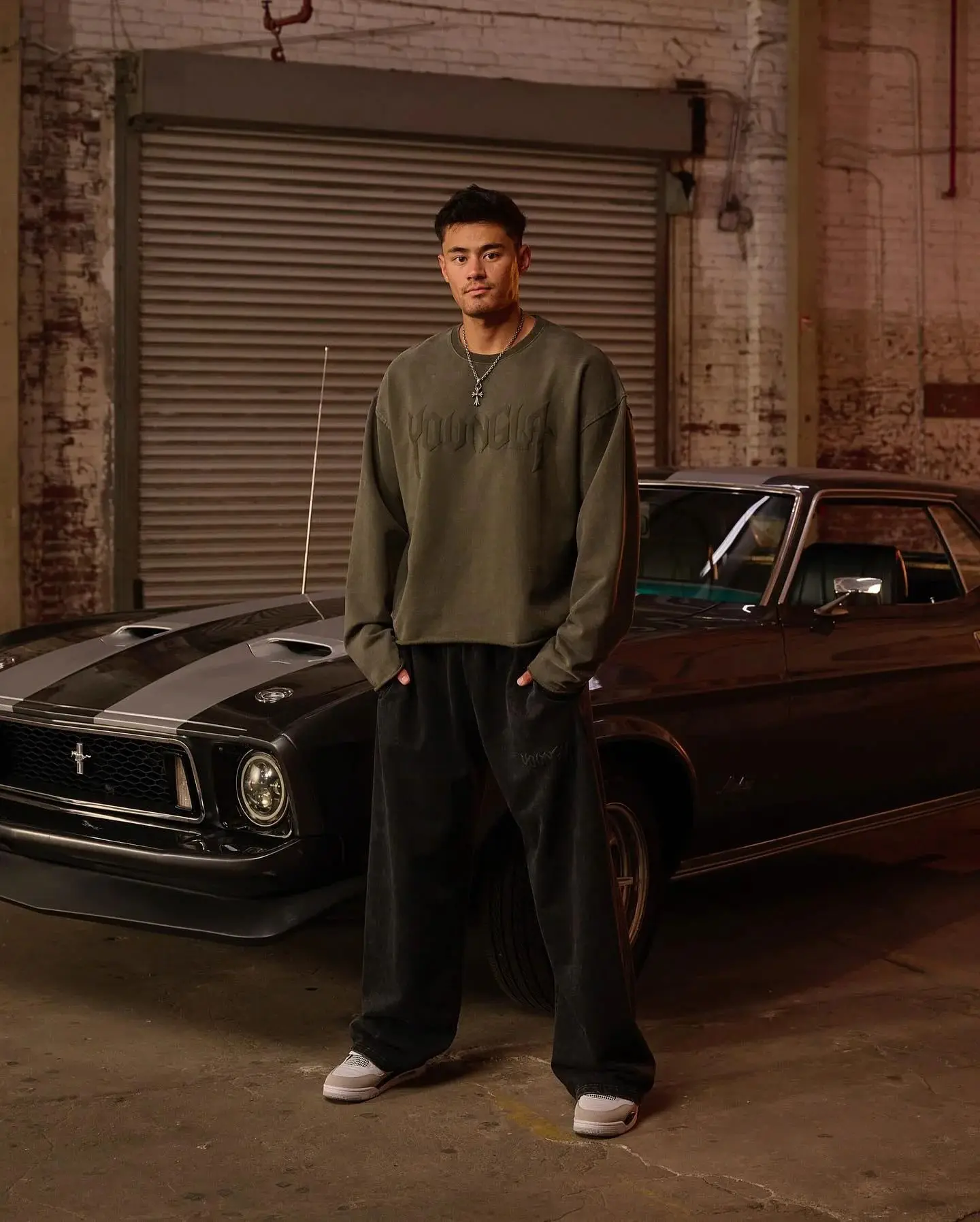 Американские осенние и зимние новые спортивные штаны для бега мужские