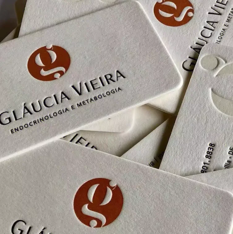 Индивидуальная Роскошная Текстурная бумага 600 г открытка с благодарностью