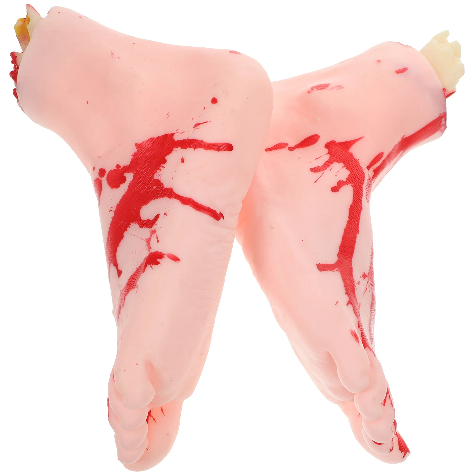 

Halloween Body Part Prop Party Accessories Trick Props Vinyl Simulated Foot Prank Supplies
