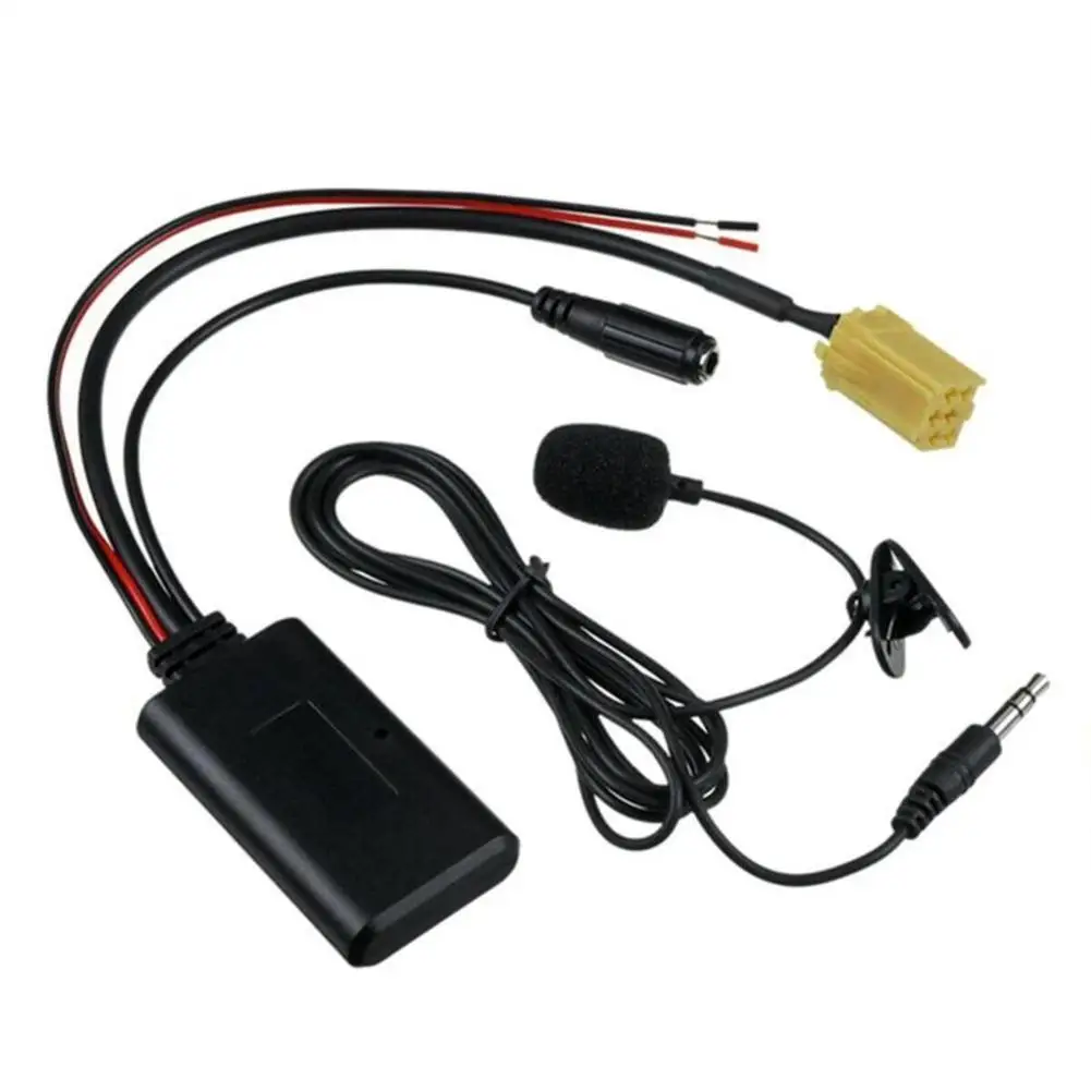 

Car Bluetooth 5.0 Module Cable AUX Adapter For Smart Fortwo 450 451 Roadster Grundig Radio CD 6 8 Pins MINI ISO Connector Plug