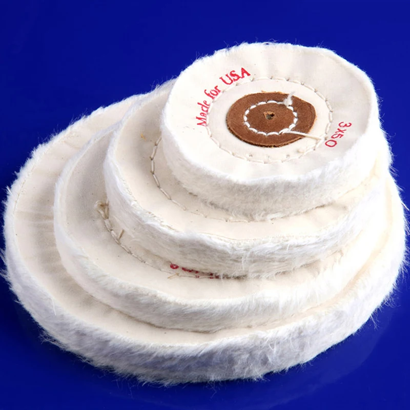 

3/4/5/6/7/8" Wheels Buffing Polishing Cotton Lint Cloth Buffing Wheel Gold Silver Jewelry Mirror Polishing Wheel Flannelette