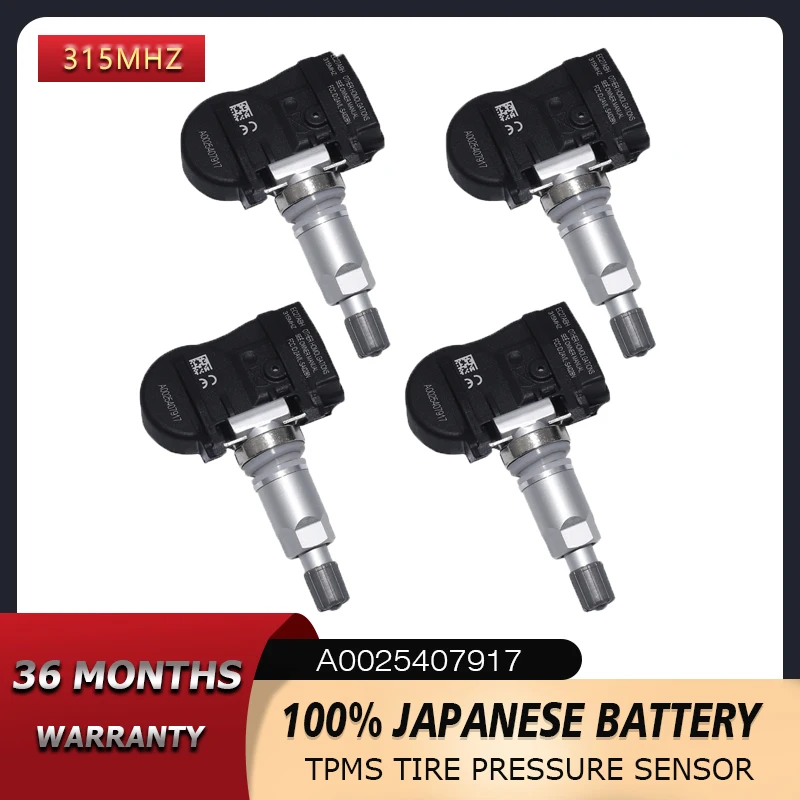 Датчик давления в шинах A0025407917 TPMS, 315 МГц, для MERCEDES BENZ CL CLS E M R S SL SLR
