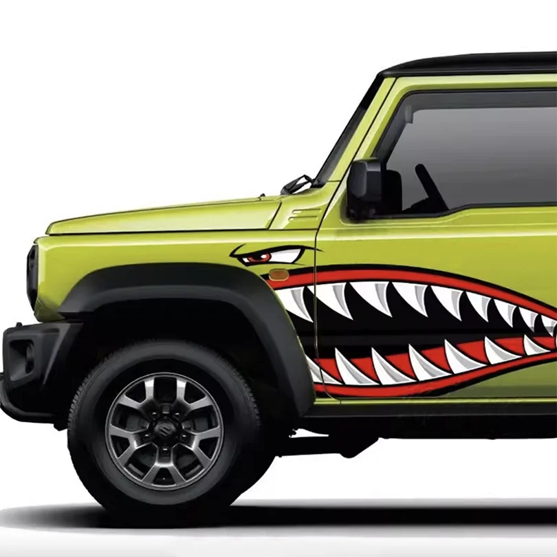 Виниловая наклейка для автомобиля акула рот Suzuki Jimny