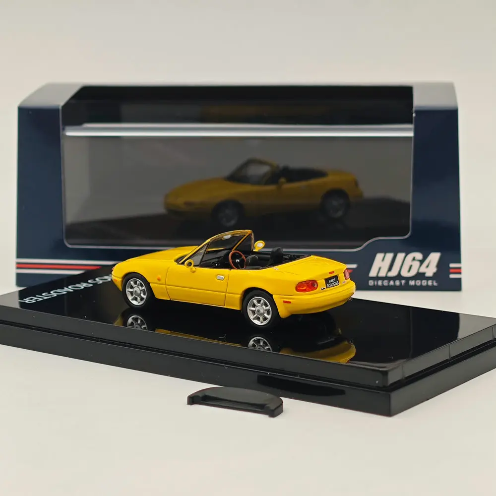 Хобби Япония 1/64 для EUNOS ROADSTER NA6CE с крышкой TONNEAU желтый HJ642025BY литье под давлением