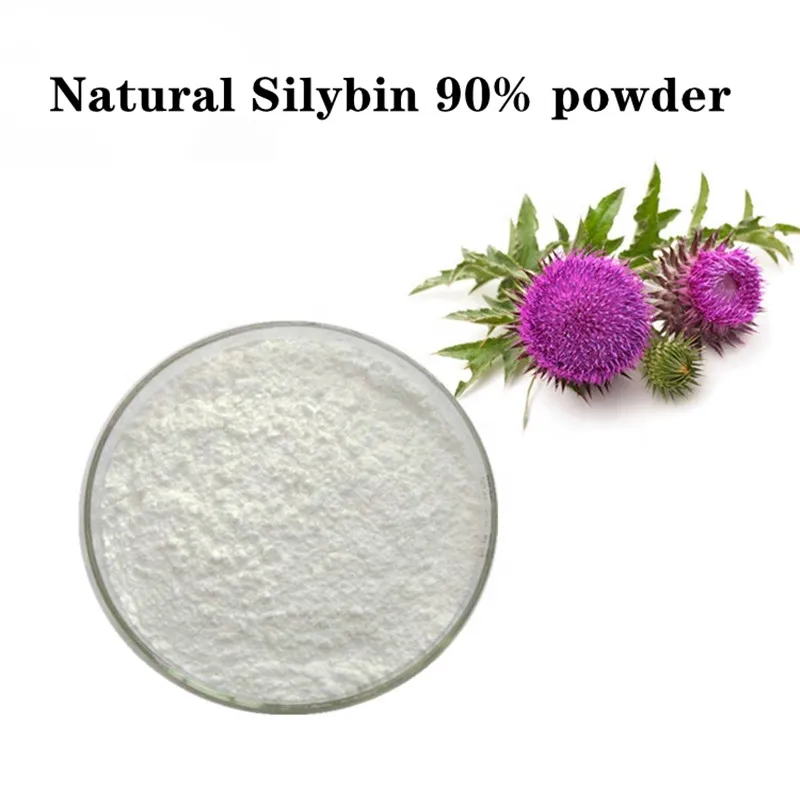 

CAS 22888-70-6 Natural milk thistle extract Silymarin Silybin 90% powder