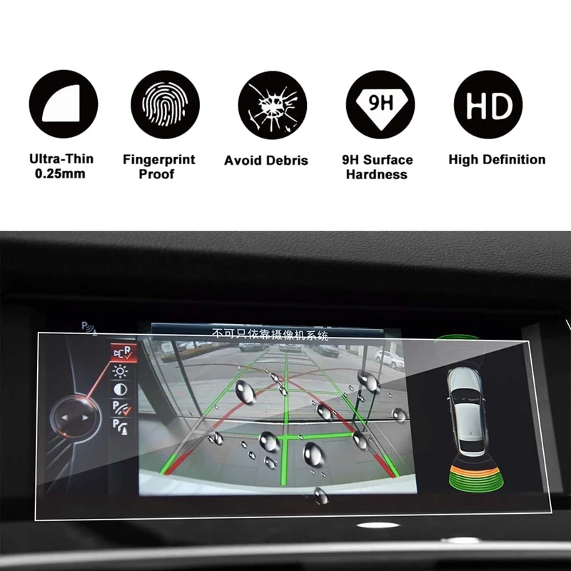 

For -BMW 7 Series 5 Series F10 F11 F07 F01 F02 F04 10.2-Inch GPS Navigation Press Screen Protector Tempered Glass Film