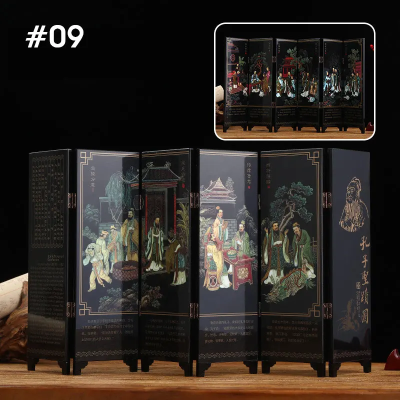 

Антикварный деревянный китайский экран