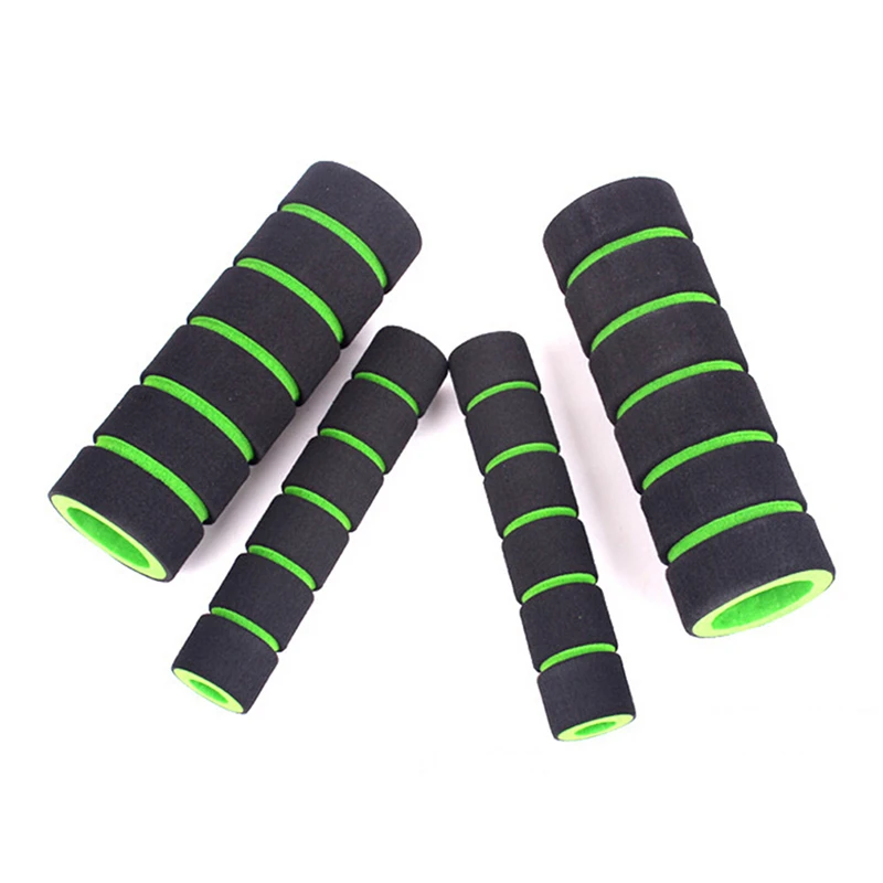 

4 шт./компл. универсальный захват, комфортная губчатая ручка, балка, мотоцикл, скутер, велосипед, 2 шт. руль, захват + 2 шт. рычагов