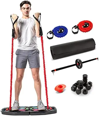 

Gym Portable Equipment - Strength Training, Resistance Equipment - Ab Workout Equipment for Home Workouts, Back Workout Equipmen
