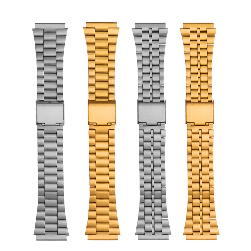 18mm stainless steel strap band for A158/159 A168/169 B650 AQ230 A500W AE1200/1300/1000 WB00H SGW400H F-91W/84 F105/108 bracelet