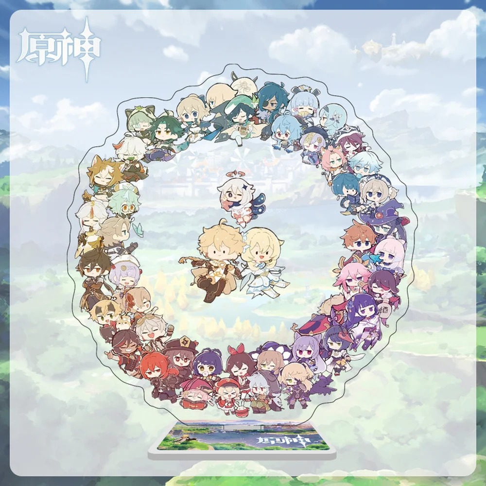 

Cartoon Genshin Impact Anime Girls Figure 16cm Acrylic Cute Stand Model 15 Styles Tabletop Decoration Collection Fans Gif