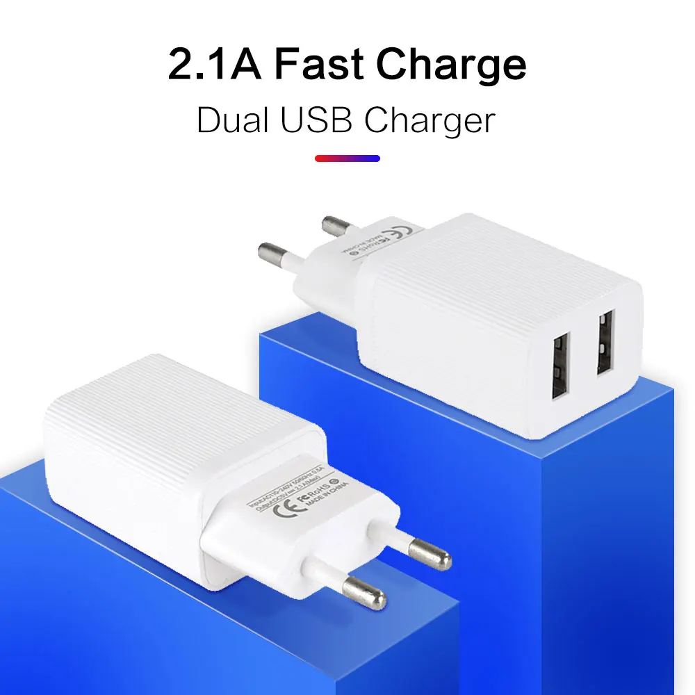

Зарядное устройство с двумя USB-портами, адаптер для быстрой зарядки iphone 13 pro max, Аксессуары для мобильных телефонов mini 12 11 7 8 plus Samsung Xiaomi