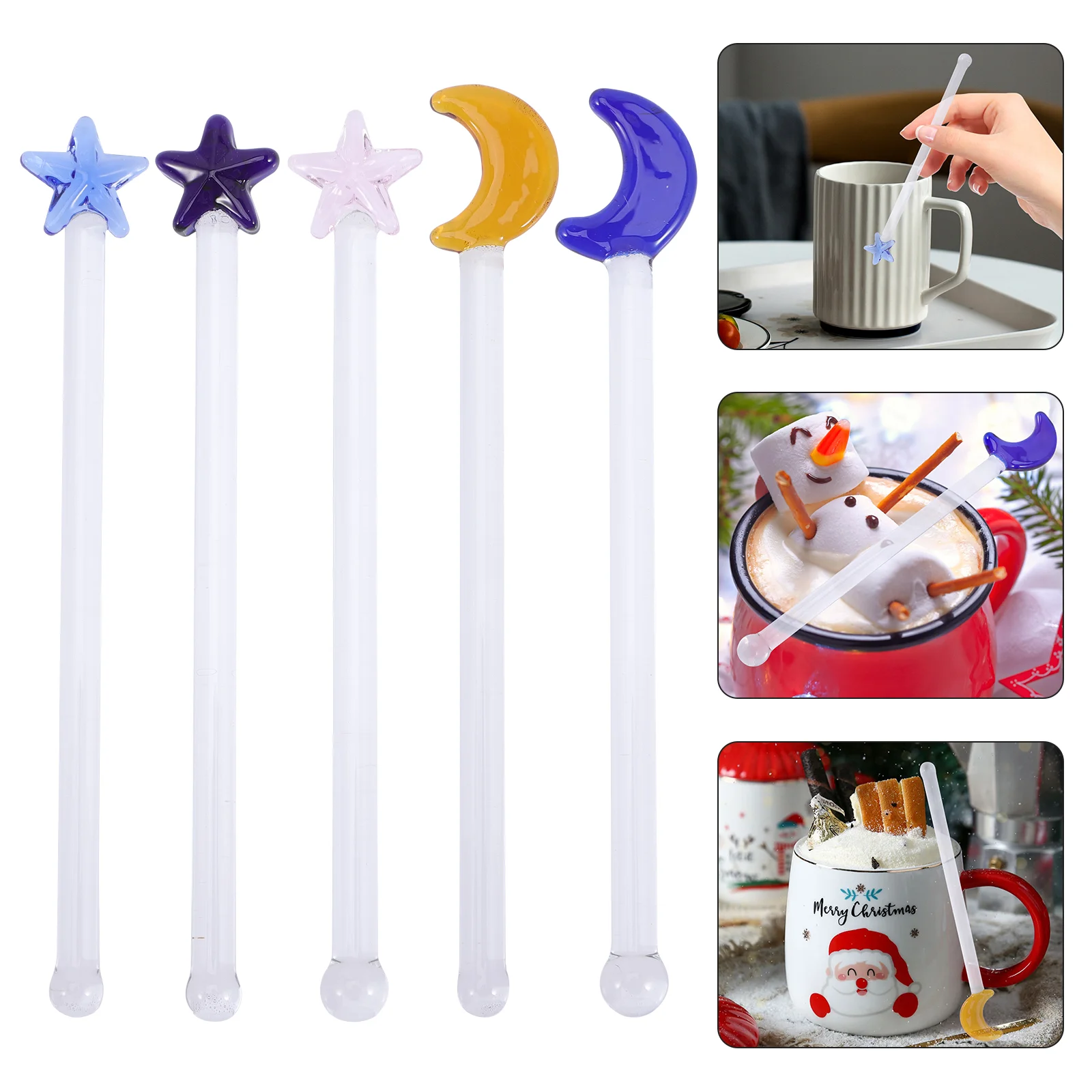 Прозрачный стеклянный стержень для напитков кухонные стержни перемешивания