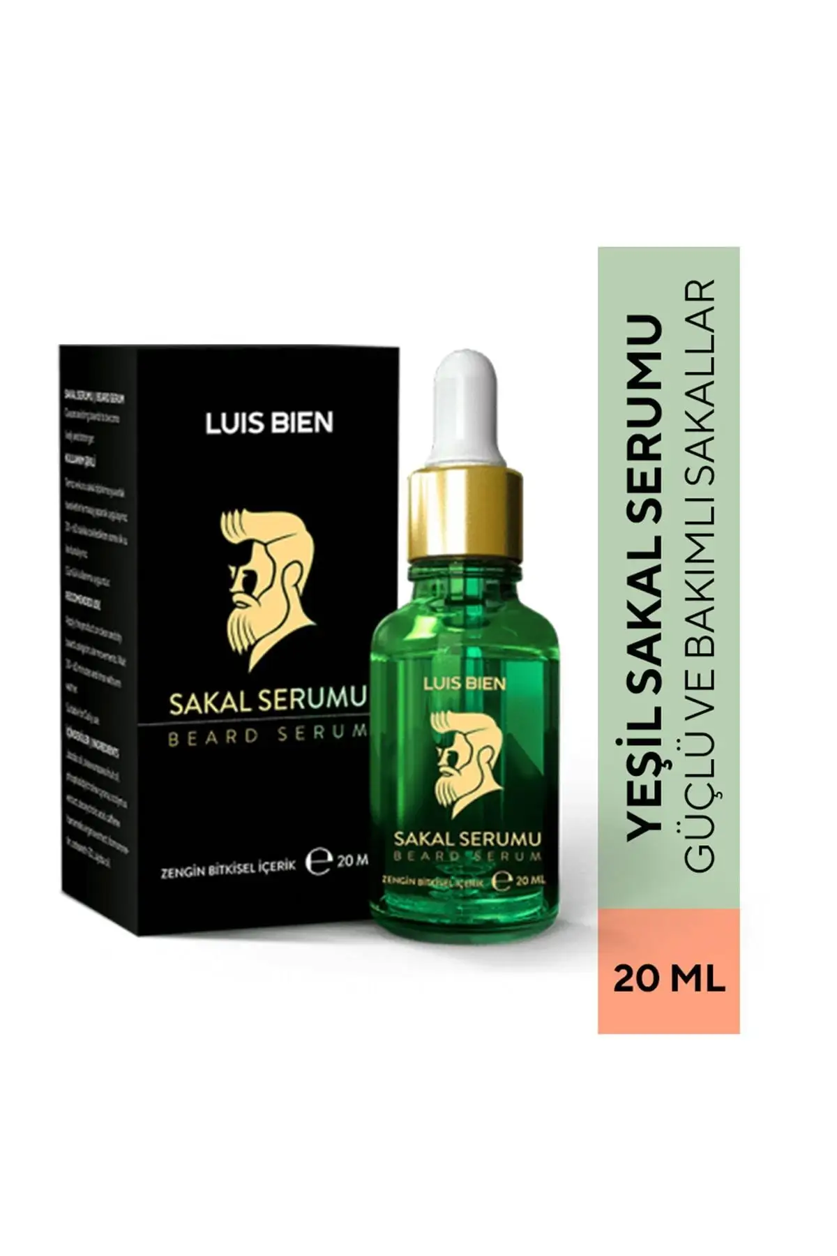

Beard Serumu 20 ml for men beard mustache care beard feeding enhancement fast and bushy elongation
