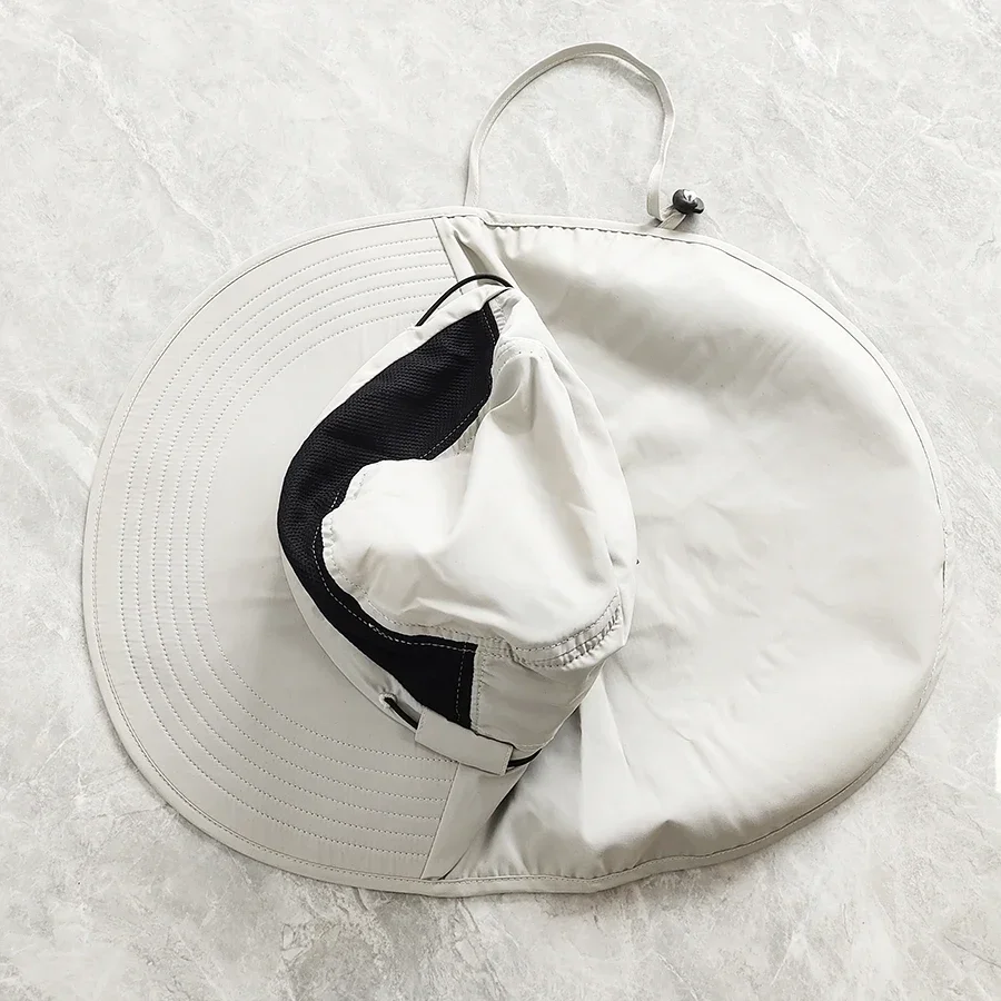 Шляпа от солнца UPF50+ Мужские и женские шляпы Boonie с шейным клапаном Защита