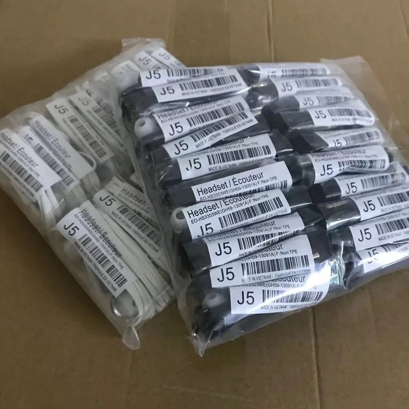 

100 шт., наушники-вкладыши с микрофоном