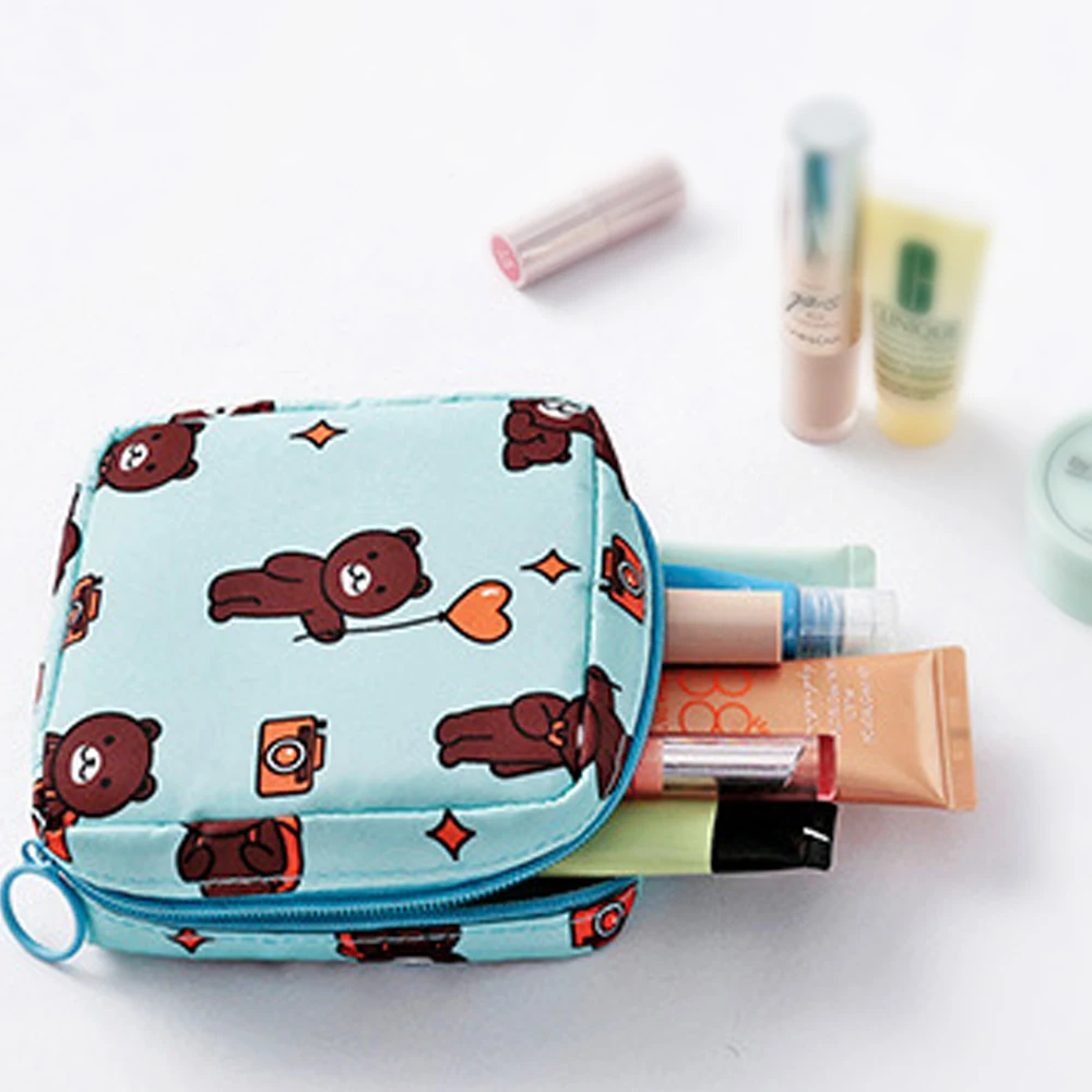 

Large Capacity Women Tampon Storage Bag Mini Cute Portable Sanitary Napkin Bag Waterproof Tampon Bag Sanitary Pad Pouch Kawaii