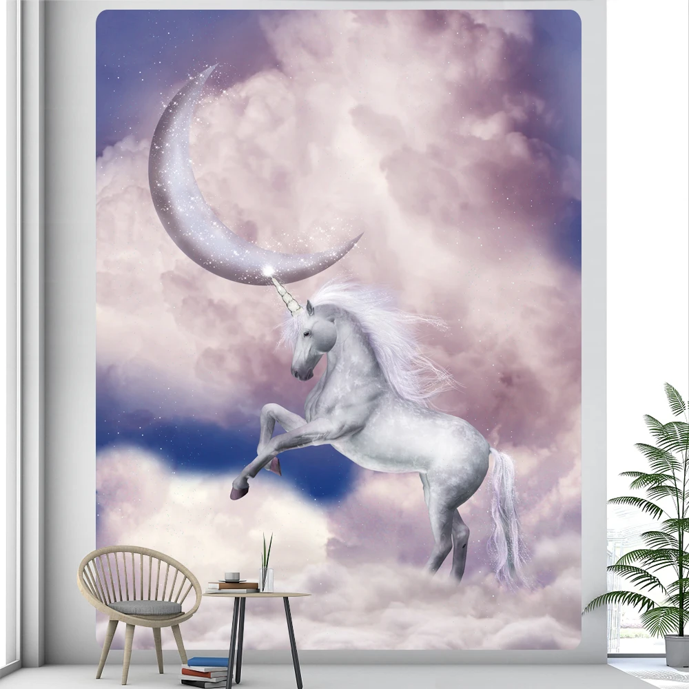 Pegasus Животные Печать декоративное искусство фотография Таро богемная стена