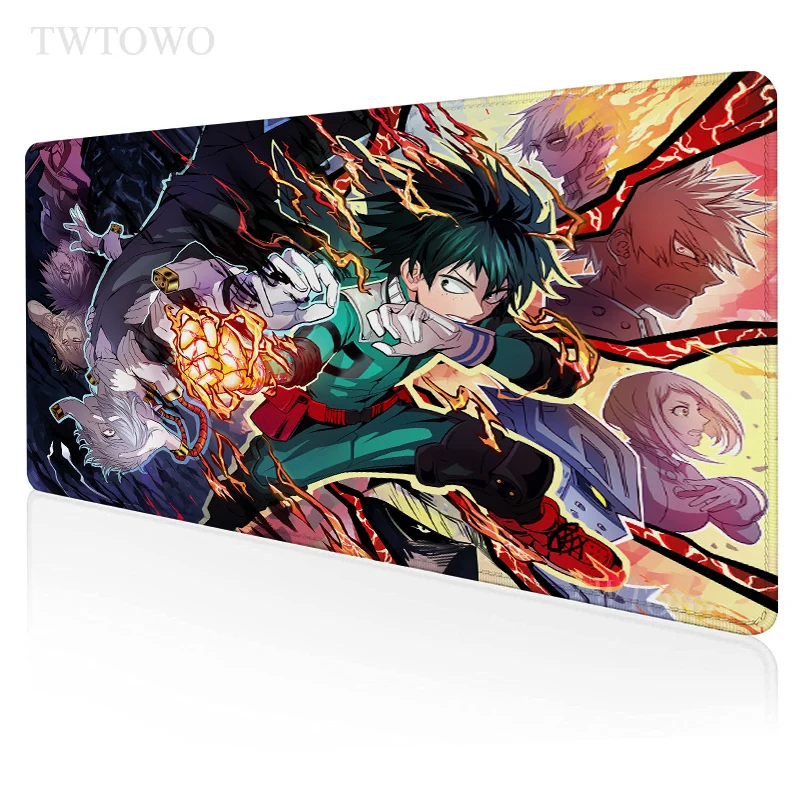 

Anime My Hero Academia Mouse Pad Gaming XL Home Custom Large Computer Mousepad XXL Desk Mats Anti Slip Office Soft PC Table Mat