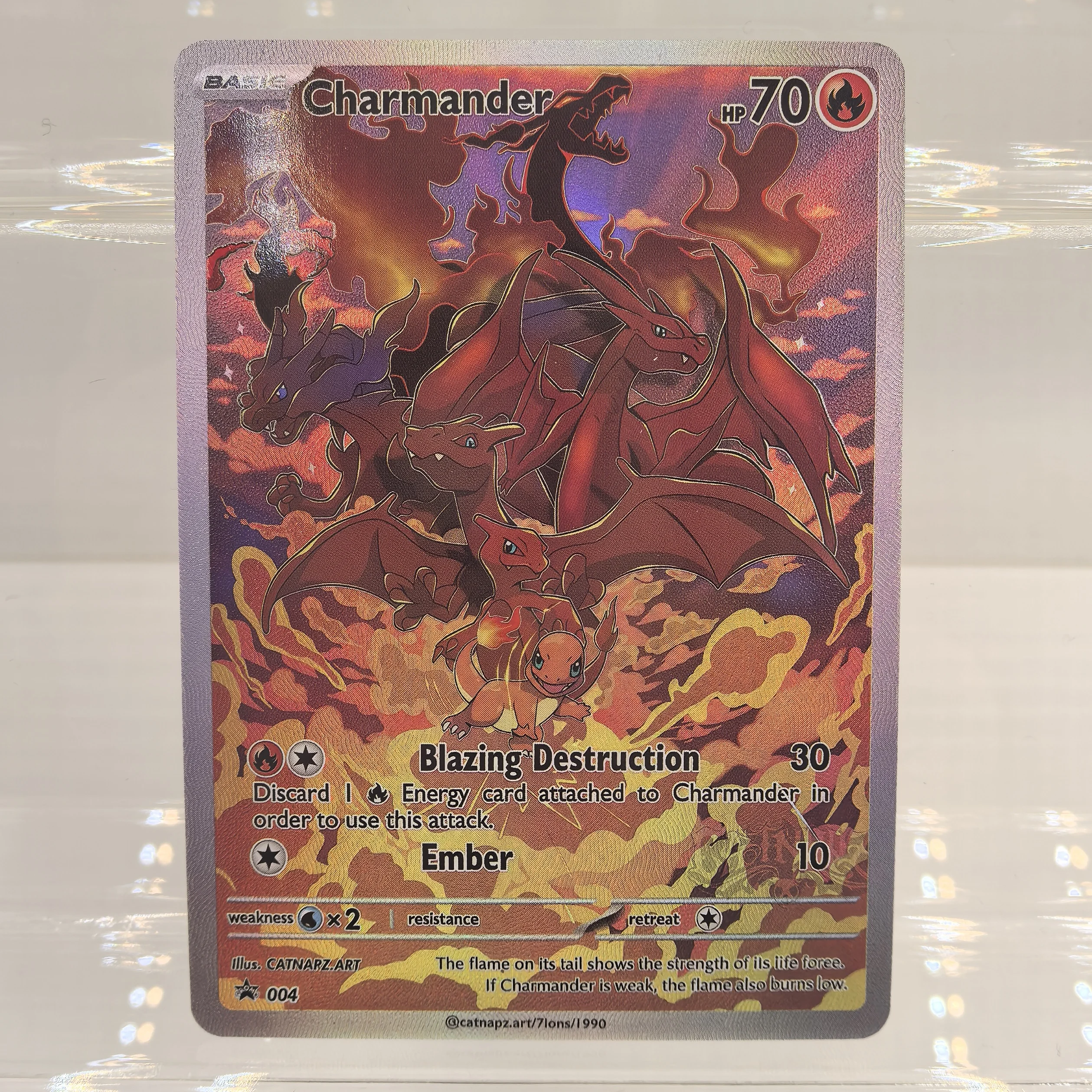 Фото Коллекционные карты Pokemon TCG 2024: 3 шт. (Чармандер, Риолу, Синдакуил) — текстурированные DIY-карты с эволюцией, английские, NM/M, аниме, классические, игрушки №3