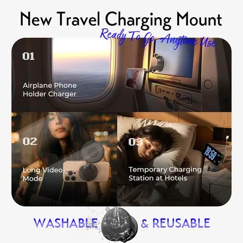 LISEN [Pro с функцией зарядки] Автомобильное зарядное устройство Magsafe 15 Вт на присоске для телефона для 17 IPhone 16 15 14 13 12 Pro Max Plus