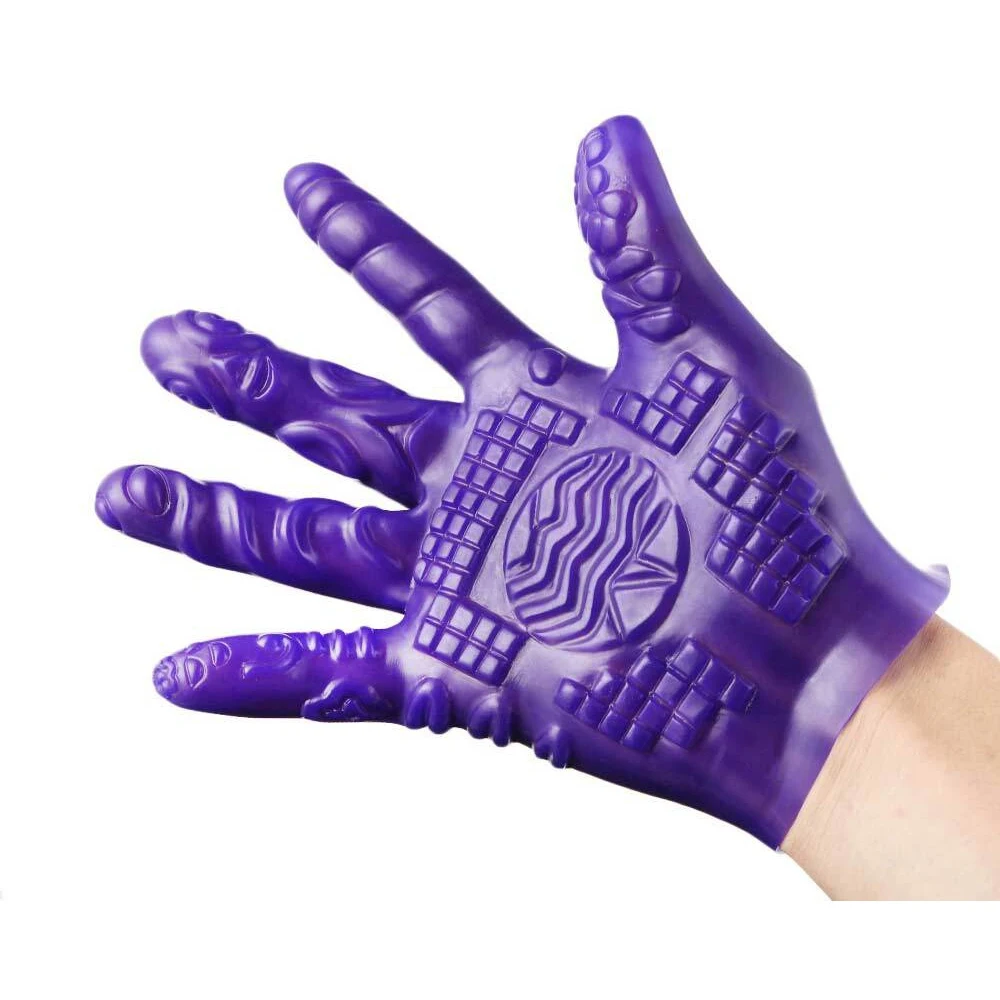 Секс перчатка стимулирующая Перчатка для мастурбации БДСМ набор фистинга секс