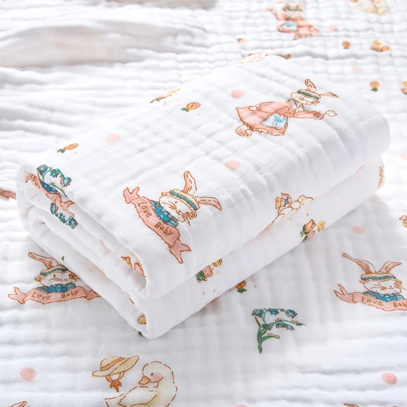 

Baby Bath Towels Six-layer Muslin Cotton Super Soft Absorbent Gauze Towel Newborn Quilt Children Swaddle Blankets Baby for Beds