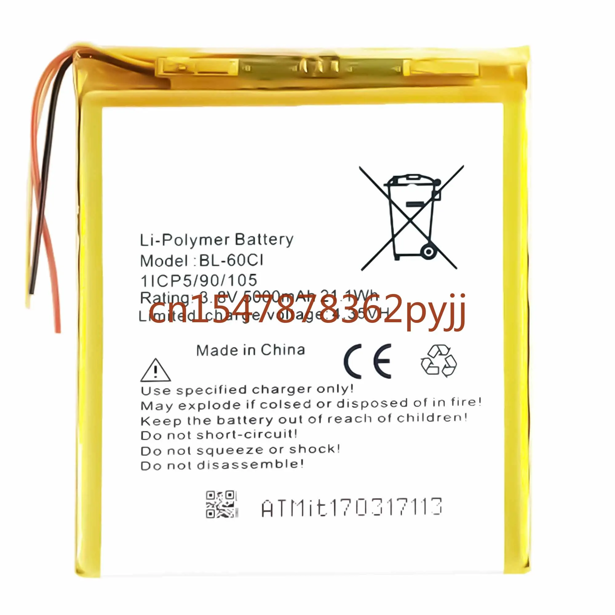 

High quality battery For itel / 1703 BL-60Ci 5000mAh Phone Battery Series