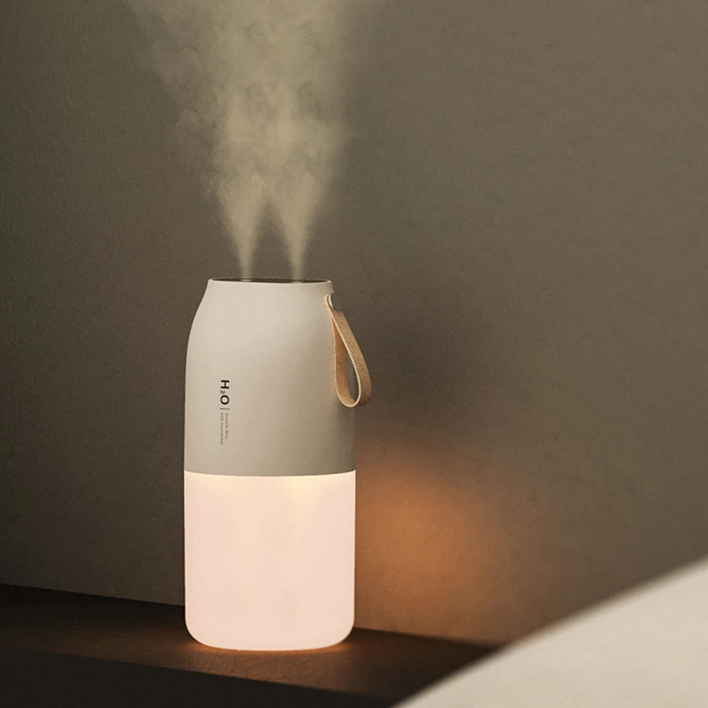 

Wireless Air Humidifier Aroma Diffuser 2000mAh Battery Rechargeable Essential Oil Diffuser Double Nozzle Mist Maker Humidifier