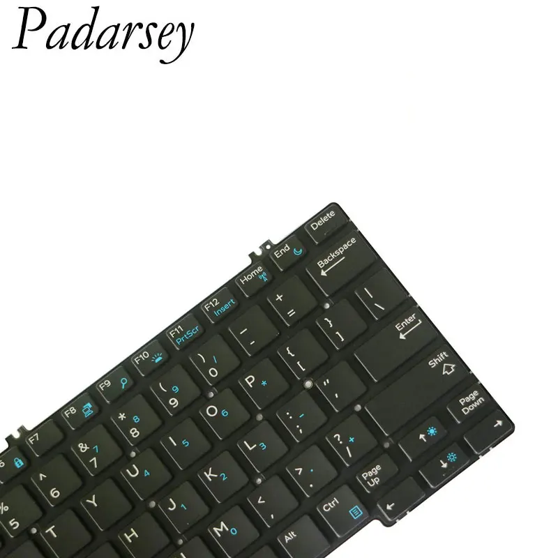 Сменная клавиатура Padarsey для ноутбука Dell Latitude 5280 5289 7280 7290 7380 7389 7390 без рамки