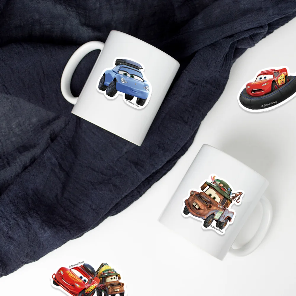50 шт. Мультяшные Автомобили Молния Маккуин диснеевские наклейки Фильм аниме