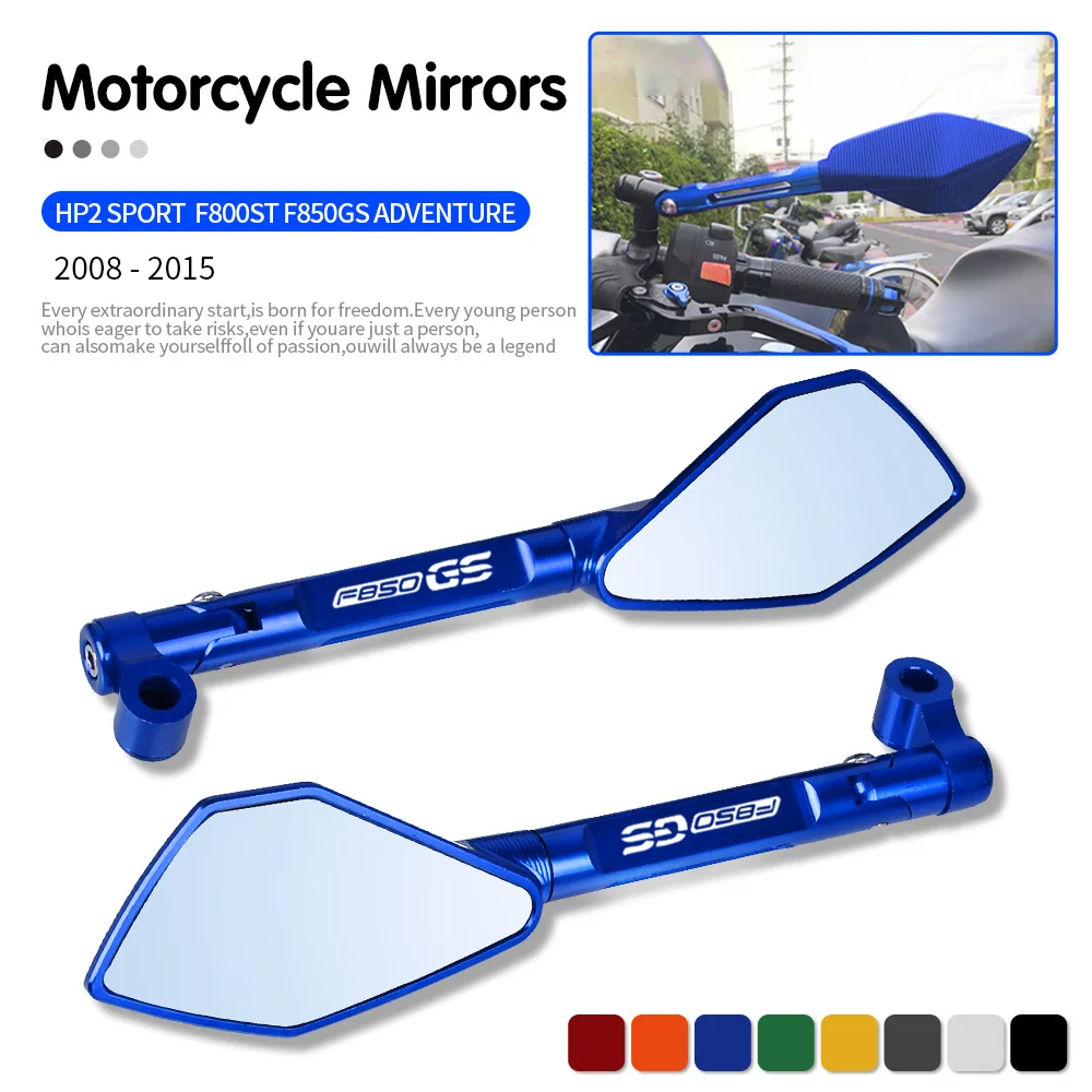 

F850GS ADVENTURE Motorcycle CNC Rear View Rearview Mirrors Side Mirror Universal FOR BMW HP2 SPORT 2008-2011 F800ST 2006-2015