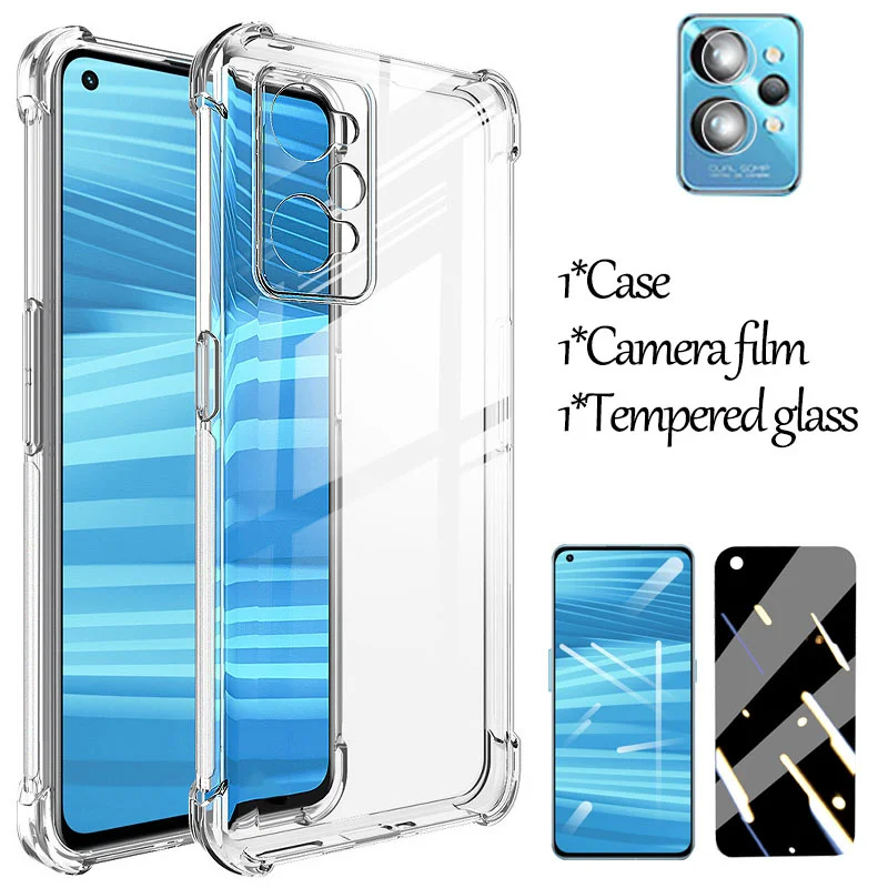 Soft Silicone Anti-Scratch Bumper Protective Cover for realme gt 2 pro neo3t Transparent Crystal Shockproof Phone Case for realmi gt neo 3t funda airbag realme gt neo3 neo 2 3 capa air cushion neo 2t 3t privacy glass
