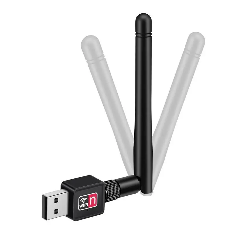 

WiFi адаптер для настольного ПК 2,4 ГГц/5,8 ГГц сетевая карта 433 Мбит/с/150 Мбит/с 5dBi съемный универсальный аксессуар со стабильным сигналом