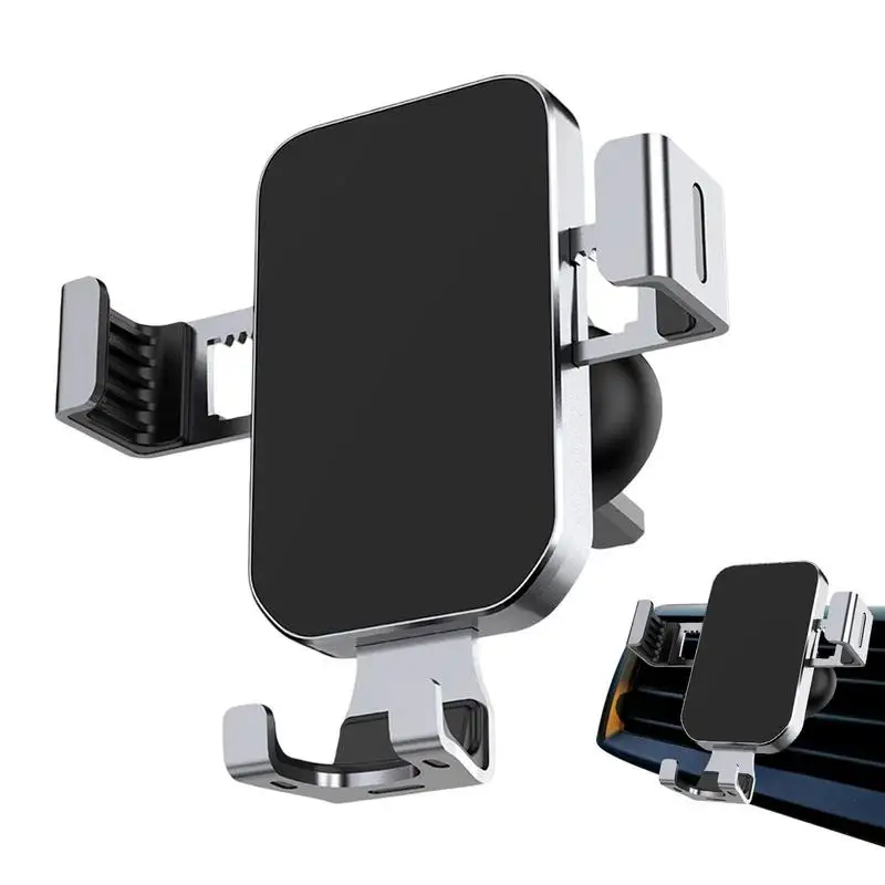 

Держатель для телефона для автомобиля, крепление для телефона на вентиляционное отверстие, кронштейн для приборной панели, зеркало заднего вида, универсальная подставка-зажим для большинства смартфонов