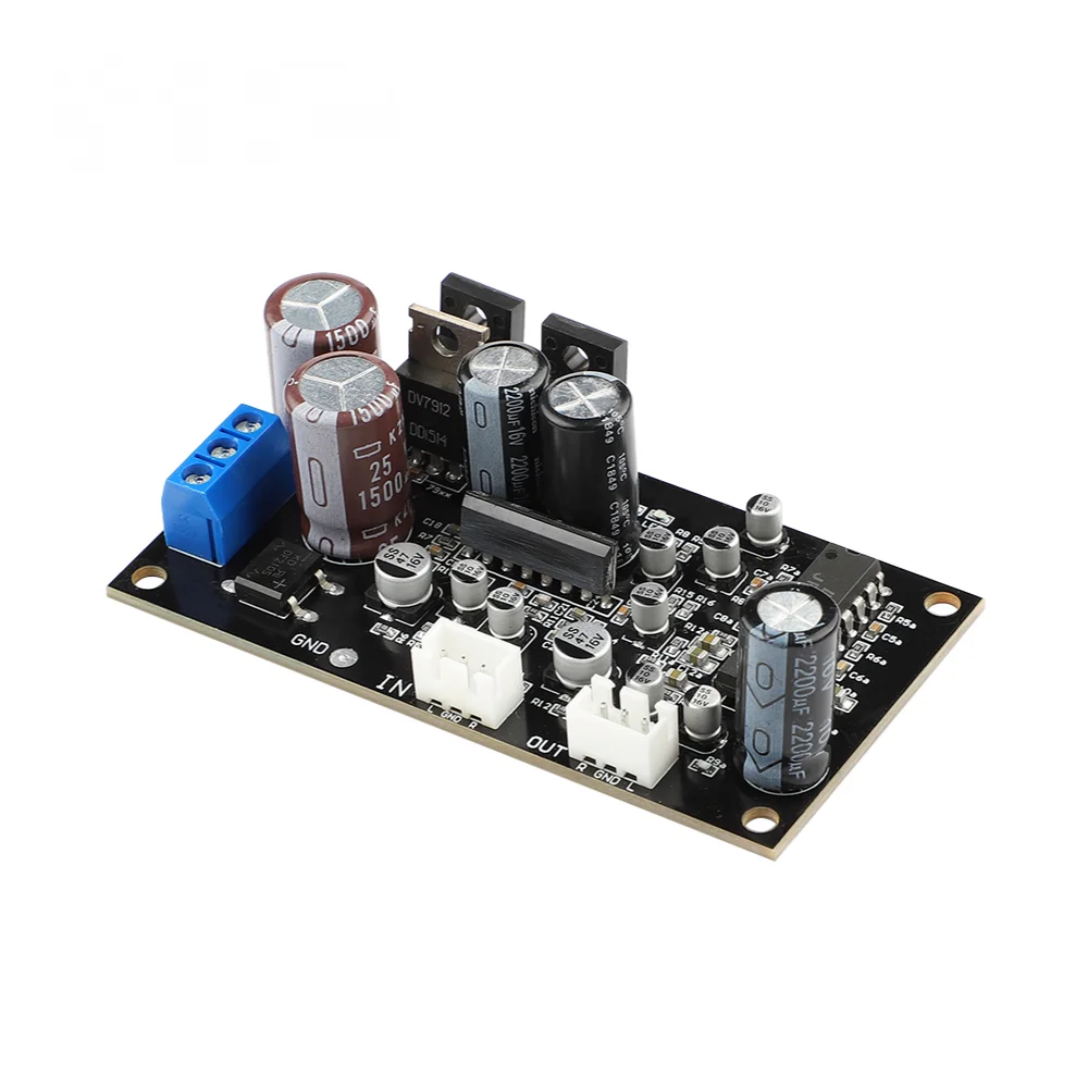 AIYIMA Vinyl Record Player Preamplifier Board MM MC Phono Amplifier JRC2150 BBE Treble Bass Effect Processing