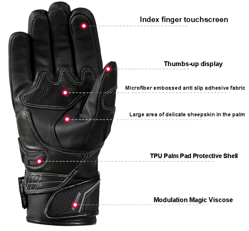 Зимние Мотоциклетные Перчатки MASONTEX перчатки для верховой езды из овчины зимние