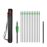 archery arrow set mixed carbon arrow 31 5inches spine 500 diameter 7 8 mm for compoundrecurve bow and arrow archery shooting