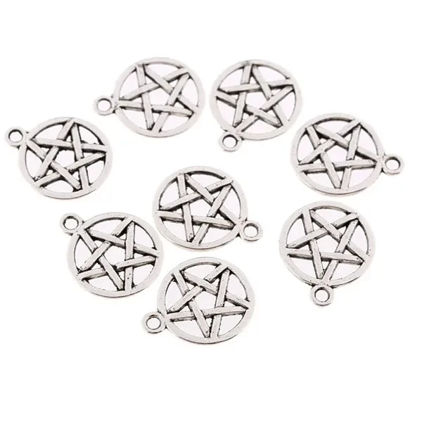 10 шт. подвески для браслета серебро