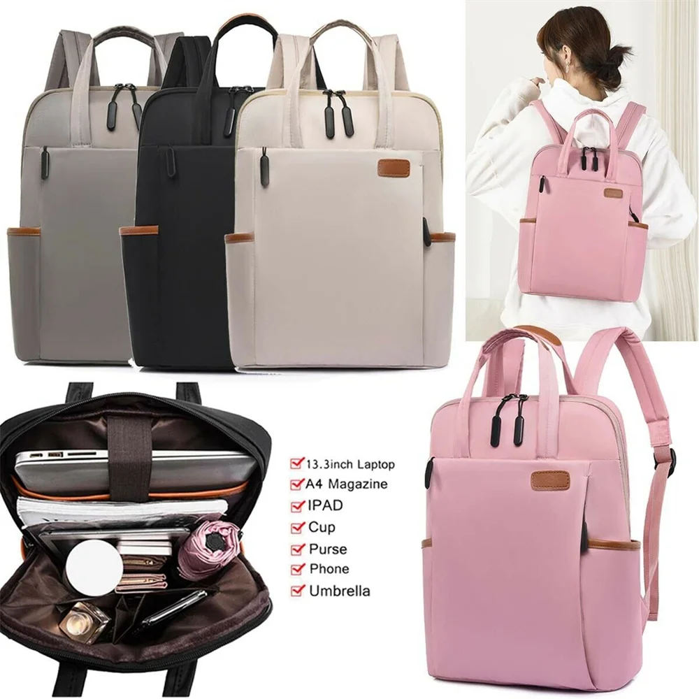 

Bag Backbag Backpack Portable Daypack Male Bag Rucksack Leisure Backpack Gril Travel 13.3inch Laptop Bag Shoulder Women School