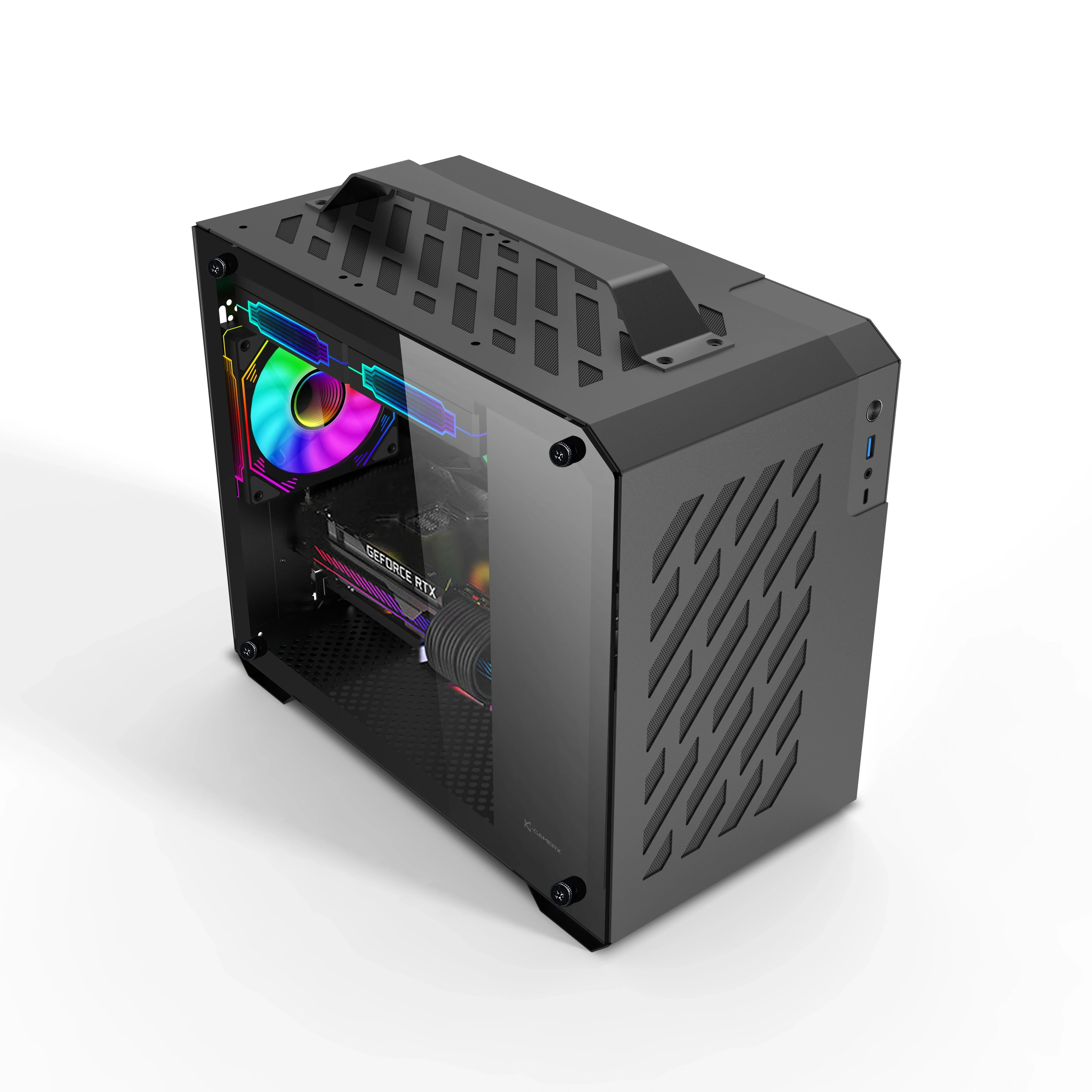Корпус портативного компьютера Power Train X200 M-ATX MINI-ITX поддерживает 240-водяное