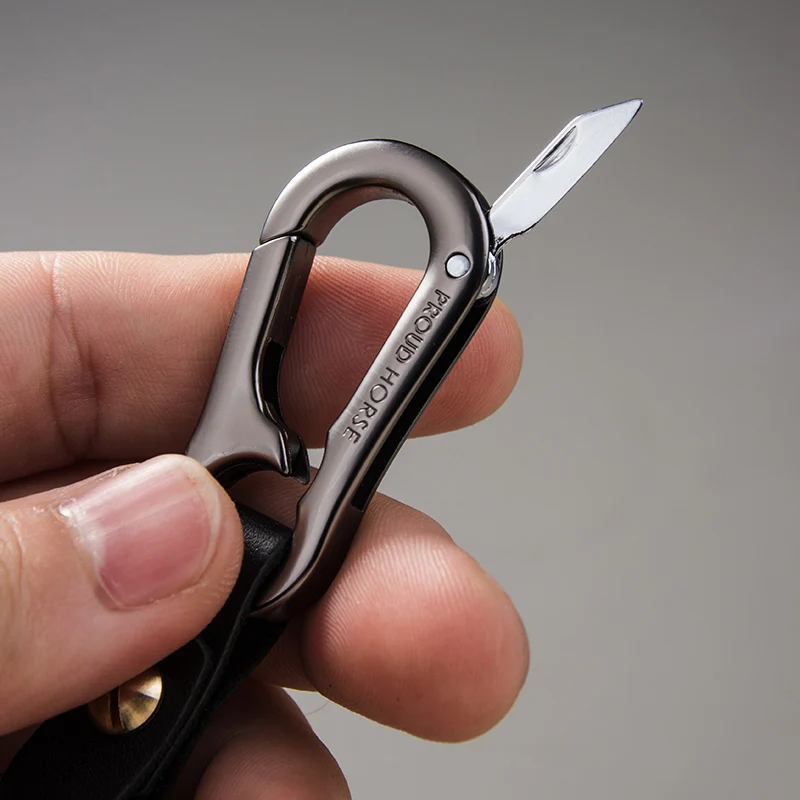 Простой мужской брелок для ключей на талию креативный личный Экспресс-нож