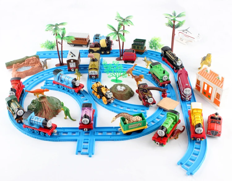 Игрушечный автомобиль Thomas and Friends Bash Dash подарок на Рождество поезд Percy магнитная