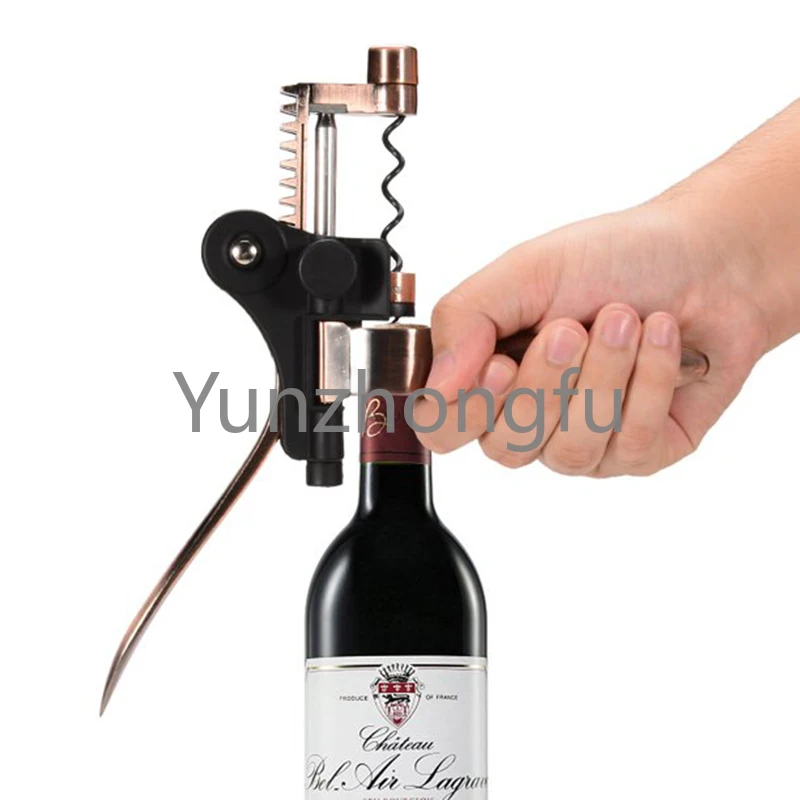 

Wine Bottle Opener Kit Manual Wine Bottle Opener with Cork Wine Container