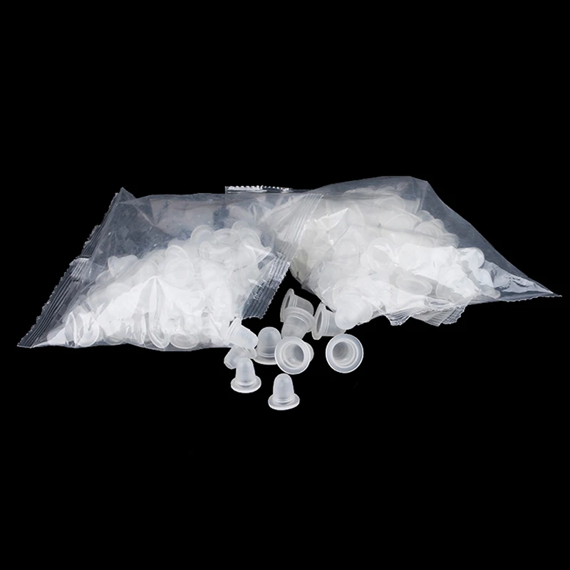 100 шт. одноразовые пластиковые микроблейдинговые чернила для татуировок